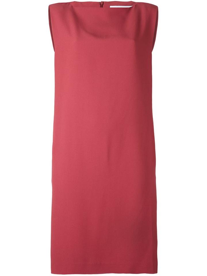 Chalayan Signature Column Dress, Women's, Size: 42, Pink/purple, Acetate/viscose