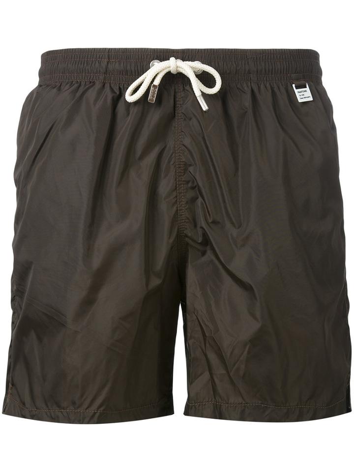 Mc2 Saint Barth - Supreme Swim Shorts - Men - Polyamide/spandex/elastane - M, Brown, Polyamide/spandex/elastane
