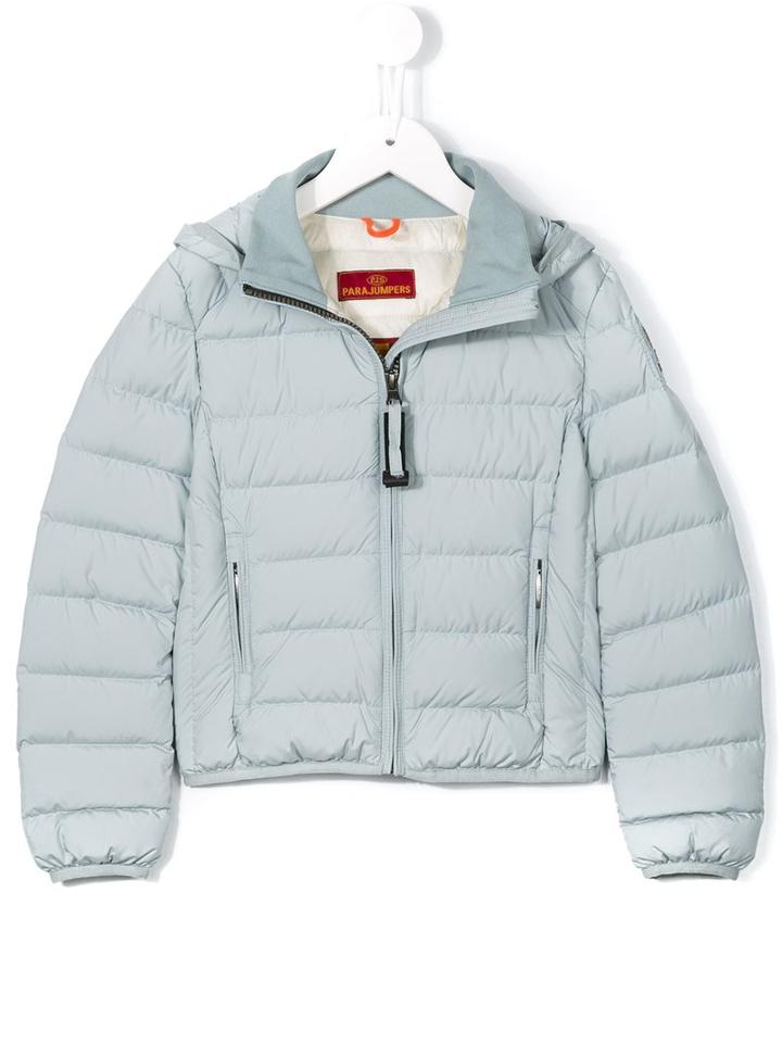 Parajumpers Kids Juliet Hooded Puffer Jacket, Girl's, Size: 6 Yrs, Blue