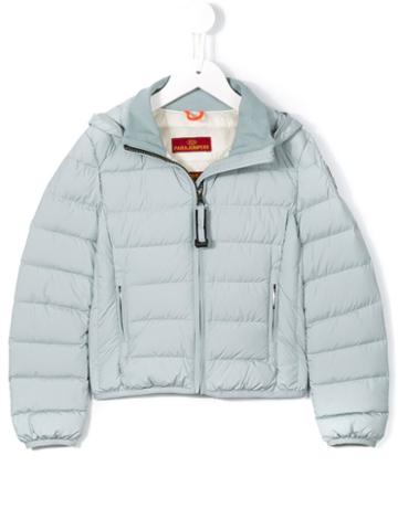 Parajumpers Kids Juliet Hooded Puffer Jacket, Girl's, Size: 6 Yrs, Blue