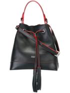 Steffen Schraut Contrast Stitching Bucket Tote Bag