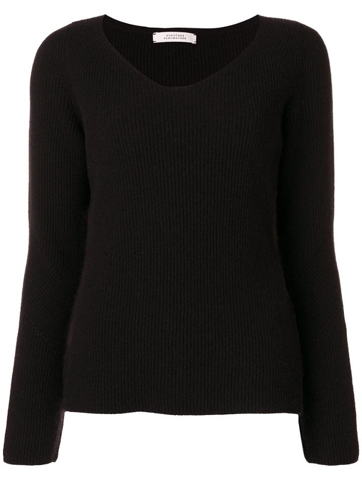Dorothee Schumacher Wide Neck Jumper - Black