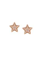 Alinka 'stasia' Diamond Star Earrings, Women's, Metallic