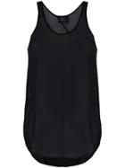 Lost & Found Ria Dunn Curved Hem Tank Top - Black