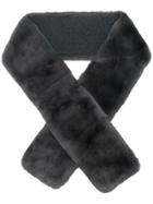 N.peal Reversible Long Scarf - Grey