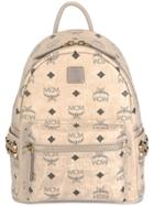 Mcm 'stark' Mini Backpack - Nude & Neutrals