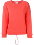 Moncler Drawstring Sweatshirt, Women's, Size: S, Pink/purple, Cotton/polyamide