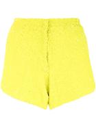 Manish Arora Sequinned Shorts - Yellow & Orange