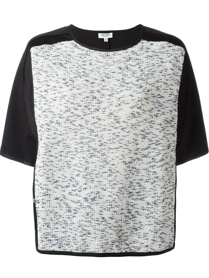 Kenzo Contrast Panel Blouse