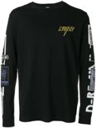 Diesel Patch-work Embroidered Sweatshirt - Black