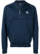 Sergio Tacchini Logo Half-zip Sweatshirt - Blue