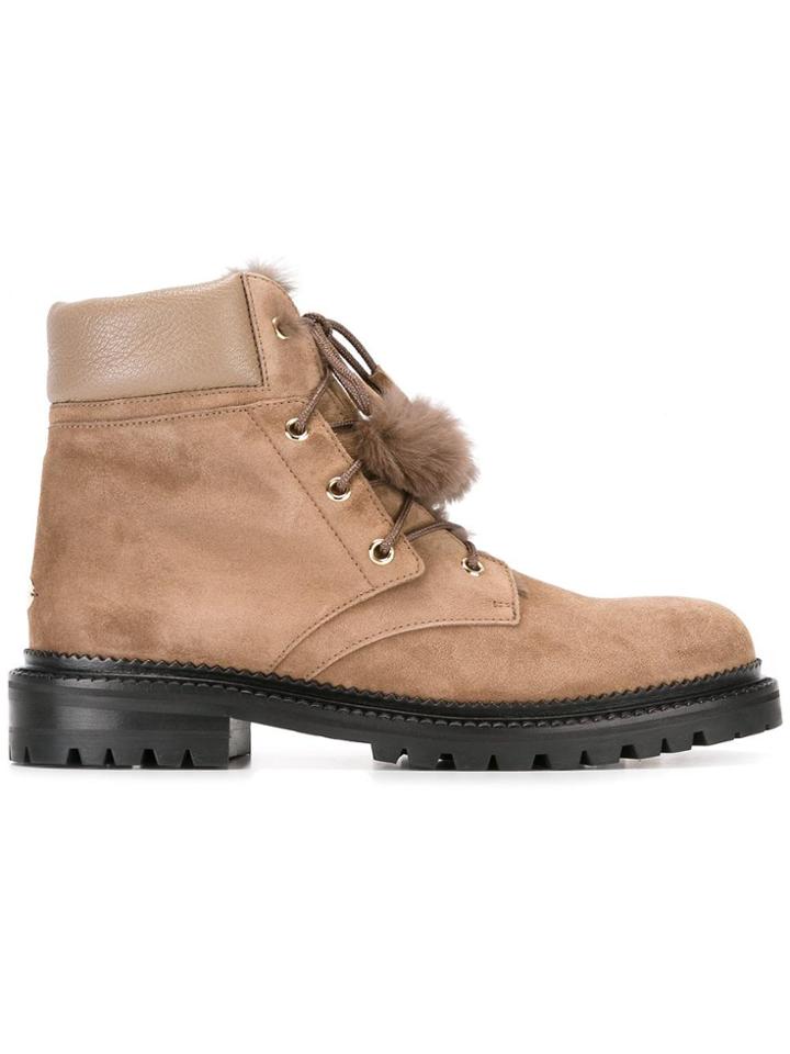 Jimmy Choo Elba Boots - Nude & Neutrals