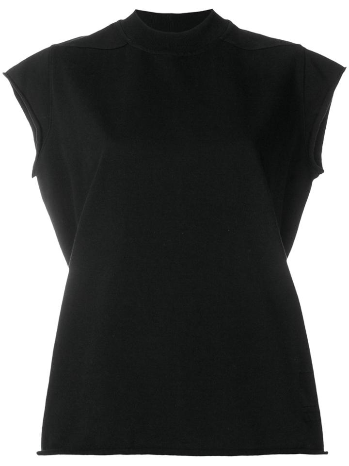 Rick Owens Drkshdw Raw Hem T-shirt - Black