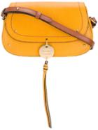 See By Chloé - Saddle Cross Body Bag - Women - Calf Leather - One Size, Yellow/orange, Calf Leather