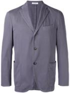 Boglioli - Three Button Blazer - Men - Cotton/spandex/elastane/cupro - 50, Grey, Cotton/spandex/elastane/cupro
