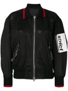 Alexander Wang Mesh Bomber Jacket - Black