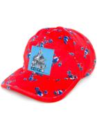 Kenzo The Memento Collection Floral Print Patch Cap - Red