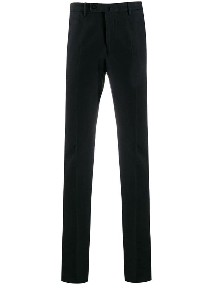 Incotex Woven Slim Fit Trousers - Blue
