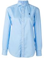 Polo Ralph Lauren Classic Logo Shirt, Women's, Size: 8, Blue, Cotton