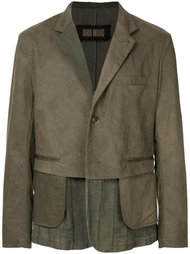Uma Wang Jiri Fitted Blazer - Grey