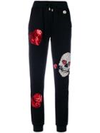 Philipp Plein Embellished Patch Trousers - Black