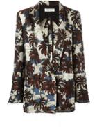Philosophy Di Lorenzo Serafini - Palm Tree Print Blazer - Women - Polyester - 40, Polyester