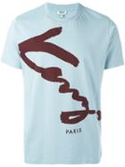 Kenzo Signature T-shirt, Men's, Size: Xl, Blue, Cotton