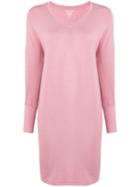 Majestic Filatures V-neck Dress - Pink