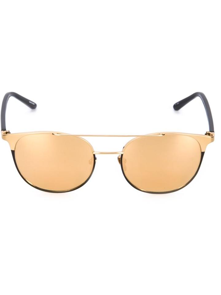 Linda Farrow Mirrored Sunglasses