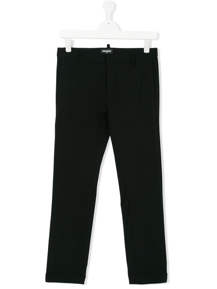 Dsquared2 Kids Straight-leg Trousers - Black