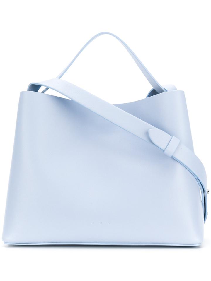 Aesther Ekme Box Crossbody Bag - Blue