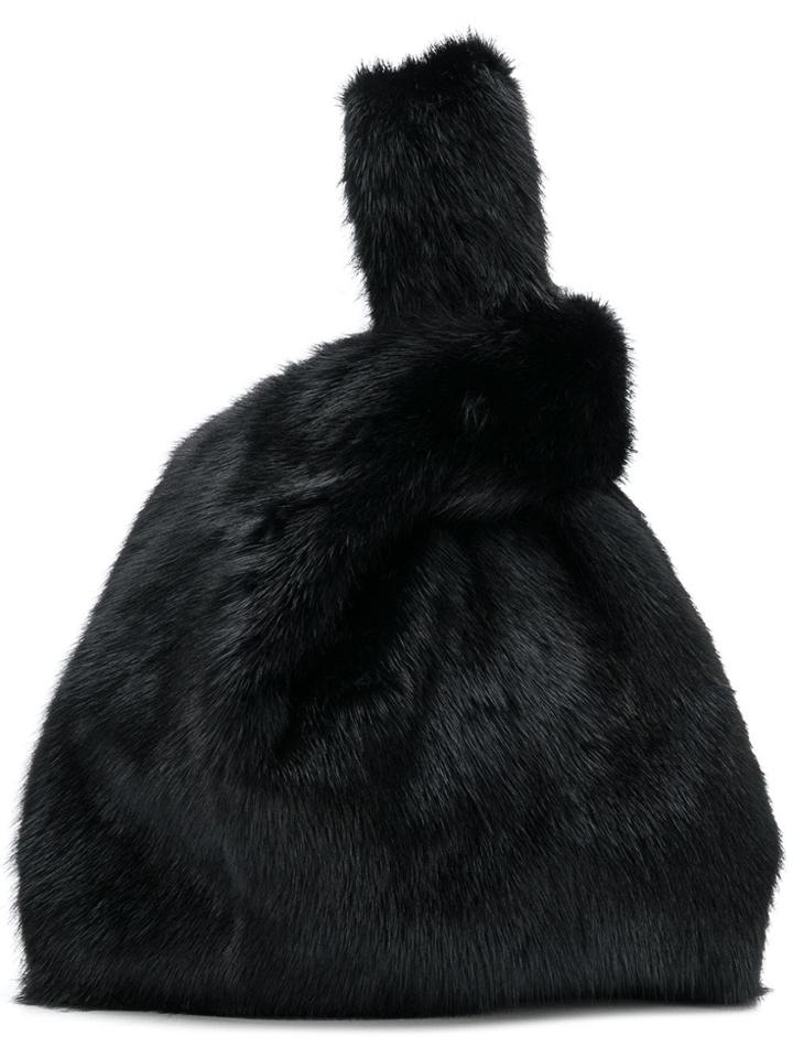 Simonetta Ravizza Furrissima Tote - Black