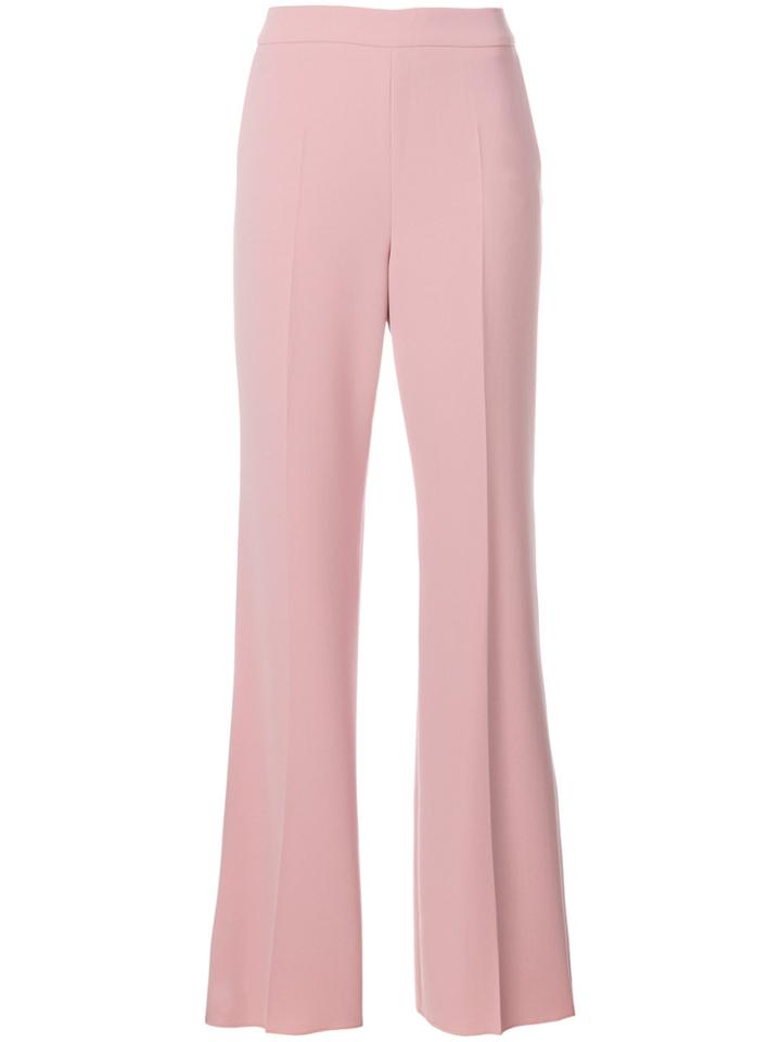 Sportmax Flared Trousers - Pink & Purple