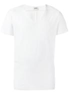 Diesel V-neck T-shirt, Men's, Size: Xl, White, Cotton