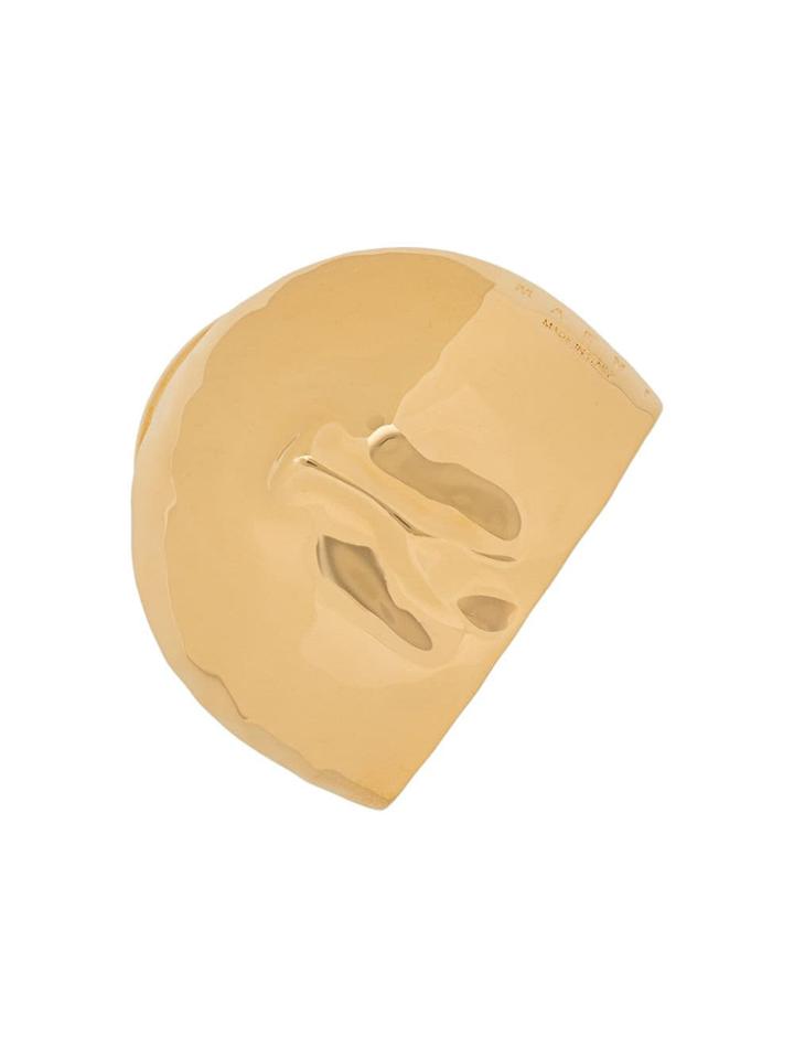 Marni Face Brooch - Gold