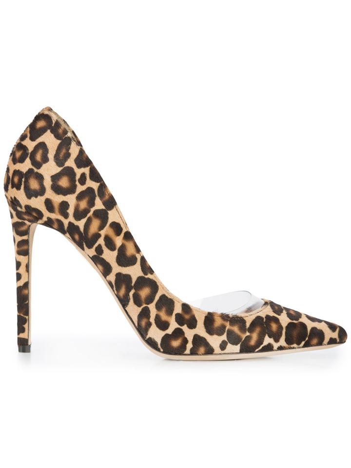 Tamara Mellon Leopard Print Siren Pumps - Brown
