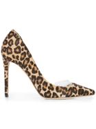 Tamara Mellon Leopard Print Siren Pumps - Brown