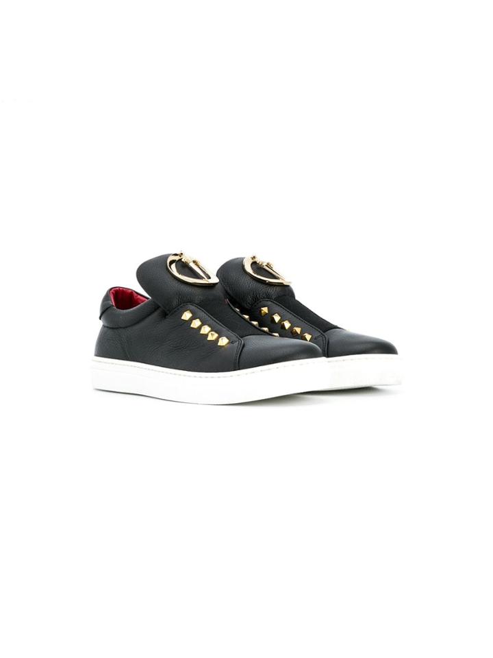 Cesare Paciotti Kids Cesare Paciotti Kids 51756v1t Nero Goat Skin/calf