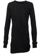 Rick Owens 'double' T-shirt, Men's, Size: Small, Black, Cotton