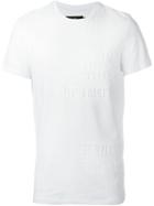 Blood Brother Embossed Detailing T-shirt