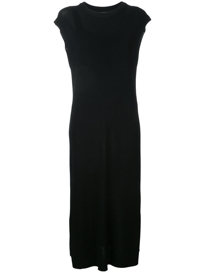 Torrazzo Donna - Sleeveless Knitted Dress - Women - Rayon - One Size, Black, Rayon