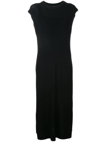 Torrazzo Donna - Sleeveless Knitted Dress - Women - Rayon - One Size, Black, Rayon