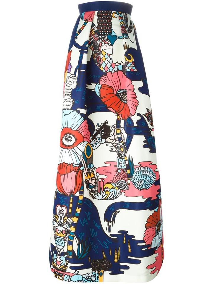 Mary Katrantzou 'midlar' Skirt, Women's, Size: 12, Polyester