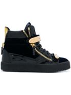 Giuseppe Zanotti Design Cody Touch Strap Sneakers - Black