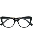 Stella Mccartney Eyewear Cat Eye Glasses - Black