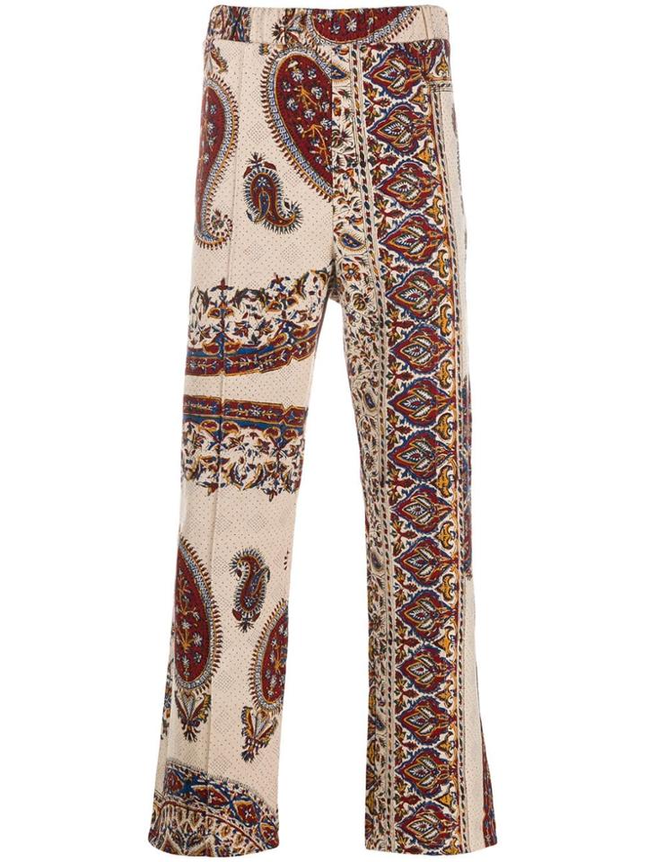 Paria Farzaneh Paisley Print Trousers - Neutrals