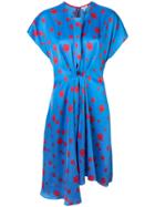 Kenzo Rose Patterned Dress - Blue