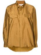 Marques'almeida Raw Hem Shirt - Gold