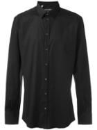 Dolce & Gabbana Classic Shirt, Men's, Size: 45, Black, Cotton/spandex/elastane