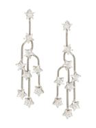 P.a.r.o.s.h. Star Crystal Chandelier Earrings - Silver
